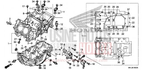 CARTER MOTEUR NC750XAL de 2020